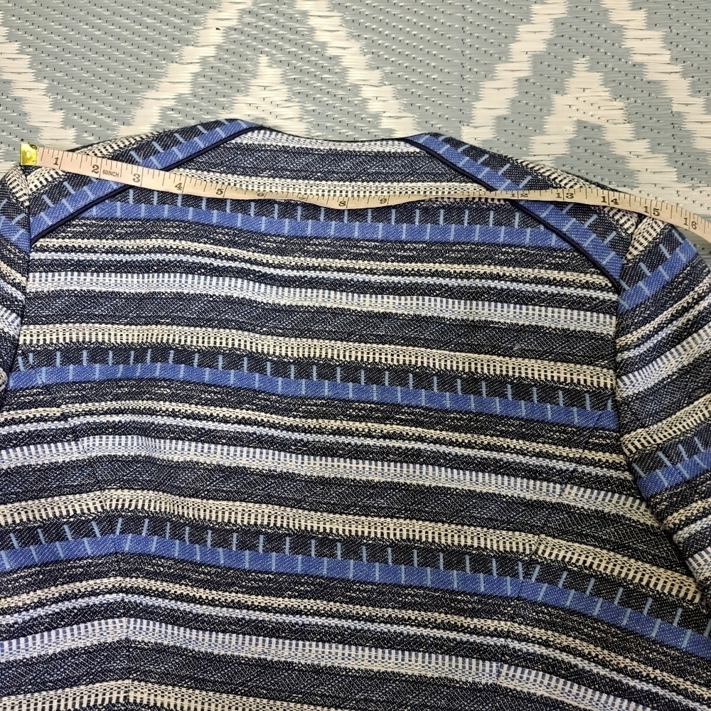 Rw&co Tweed Striped Cropped Blazer - Picture 9 of 12
